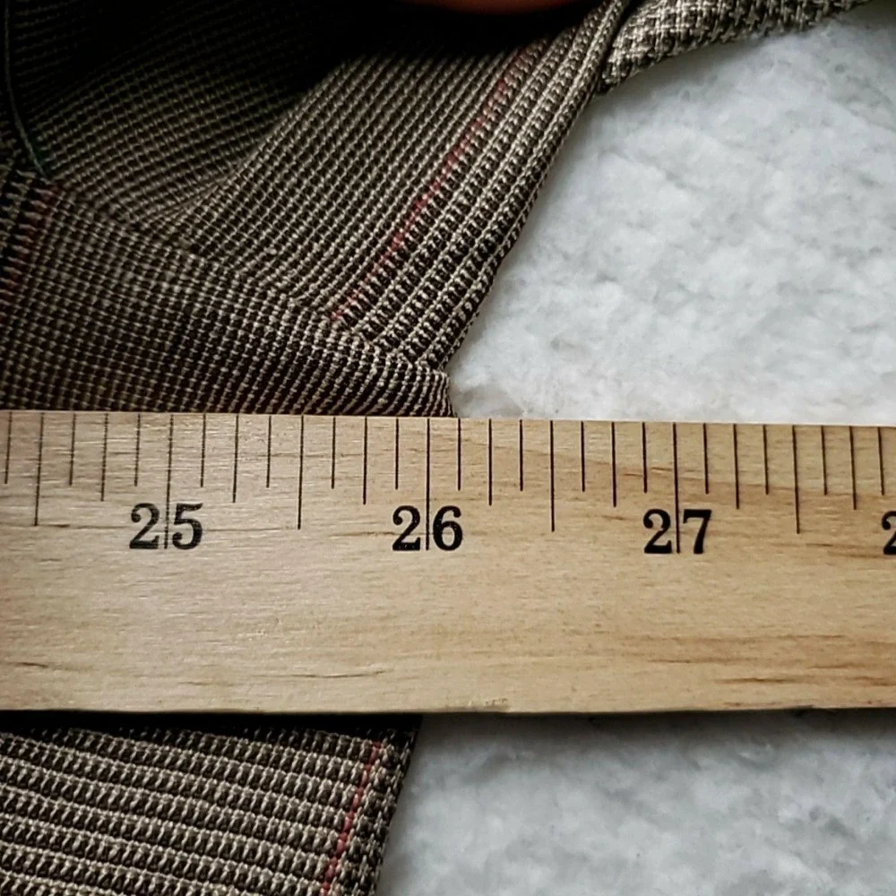 Brooks Brothers Blazer Mens 48 Brown Check Wool Tweed Sport Coat Jacket USA